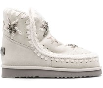 Stiefel mit Sternstickerei