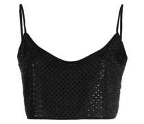 P.A.R.O.S.H. Cropped-Top mit Strass