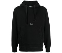 Hoodie mit Logo-Stickerei