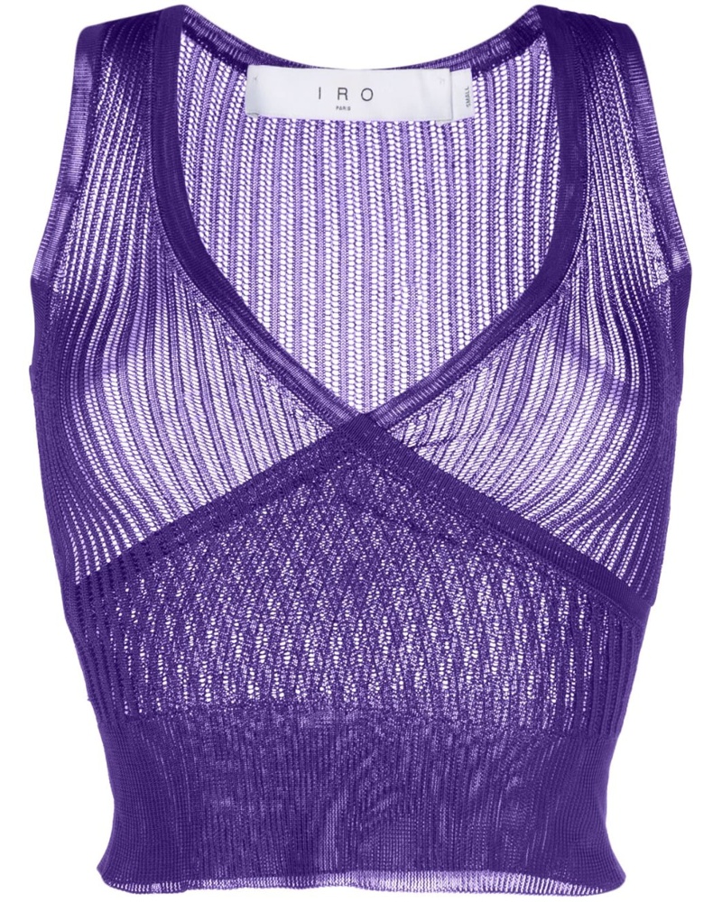 IRO Damen Tanktop aus geripptem Strick IRO Damen Tanktop aus geripptem Strick