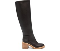 Tannery 50mm knee-high leather boots