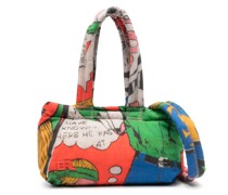 Handtasche mit Comic-Print