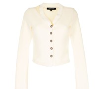 Cropped-Jacke mit Cut-Outs