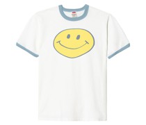 T-Shirt mit Smiley-Print
