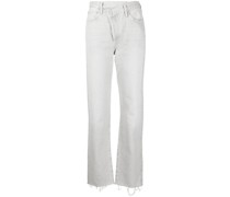 Criss Cross Straight-Leg-Jeans