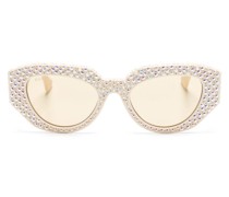 Brille mit geometrischem Gestell