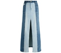 Zweifarbiger Rye Jeansrock