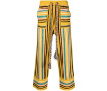 Gestrickte Hose mit geradem Bein