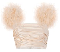 Will Cropped-Top aus Seide