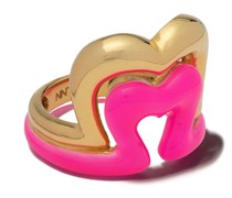 18kt Goldring in Herzform