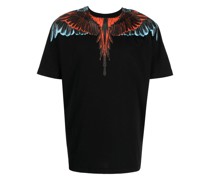 T-Shirt mit Flügel-Print