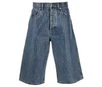 Lange Jeans-Shorts