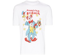 T-Shirt mit Clown-Print