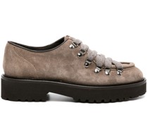 Schnürschuhe aus Wildleder