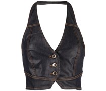 Brielle Cropped-Jeansweste
