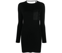 Midikleid mit offenem Rücken