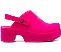 Slingback-Mules mit Plateau 55mm