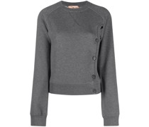 Sweatshirt mit Knopfdetail