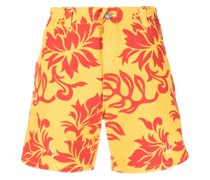 Knielange Shorts mit Print