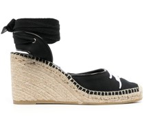 Espadrilles mit Logo-Stickerei