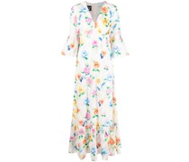 Maxikleid mit Blumen-Print