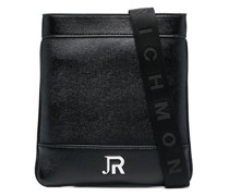 logo-plaque messenger bag