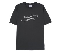 T-Shirt mit Slogan-Print