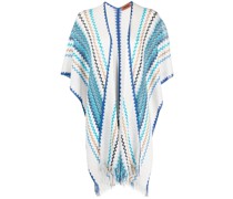 Cape mit Zickzackmuster