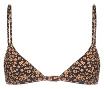 Bikinioberteil mit Blumen-Print