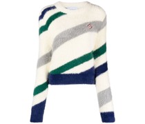 striped knitted Pullover