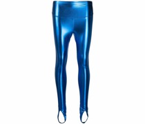 Leggings im Metallic-Look
