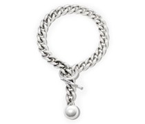 Kettenarmband mit Kugelanhänger