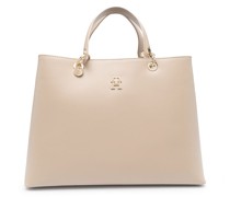 Handtasche mit Logo-Schild