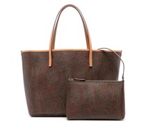 Shopper mit Paisley-Print