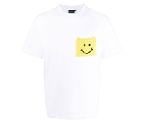 T-Shirt mit Smiley-Patch