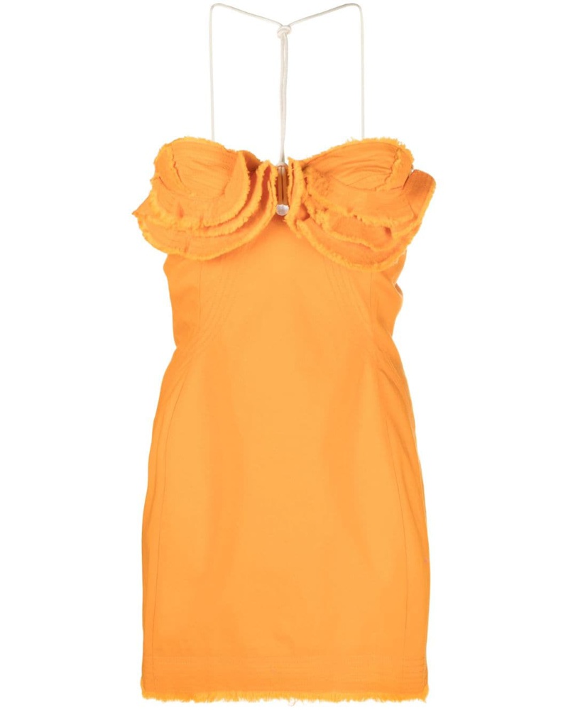 Jacquemus Damen La Robe Artichaut Minikleid
