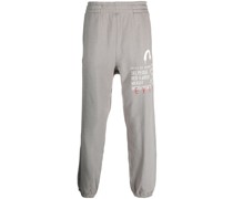 Jogginghose mit Slogan-Print