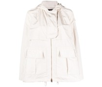 Kapuzenjacke mit Sternstickerei