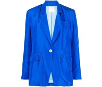 Einreihiger Seidenblazer