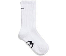 logo-print cotton socks