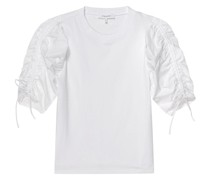 Gerafftes T-Shirt aus Bio-Baumwolle