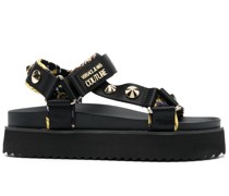 Sandalen mit Barocco-Print