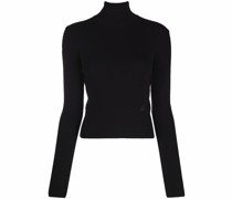 Gerippter Rollkragenpullover