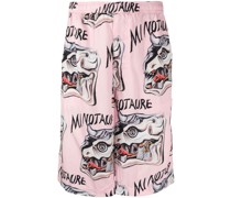 Bermudas mit "Minotaure"-Print