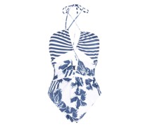 Neckholder-Badeanzug mit Cut-Outs