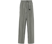 silk tapered trousers