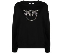 Nelly Sweatshirt mit Logo-Verzierung