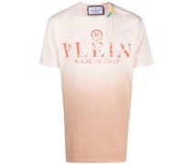 Gothic Plein T-Shirt mit Farbverlauf