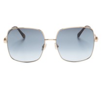 Eckige Brille mit Logo-Gravur