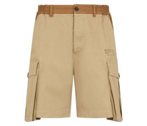 Zweifarbige Cargo-Shorts